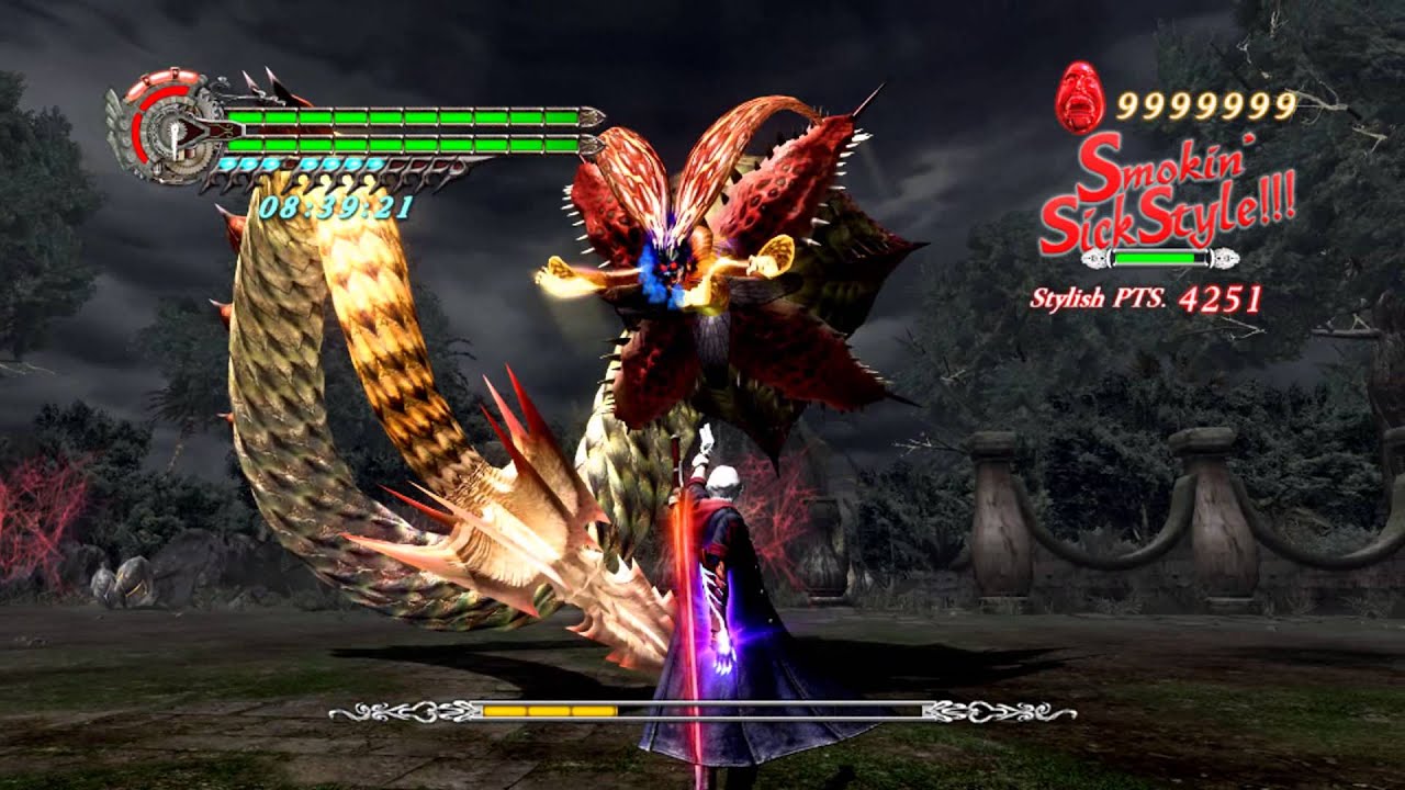 DMC4 Nero vs Echidna (God Must Die, No Damage) - 60 fps
