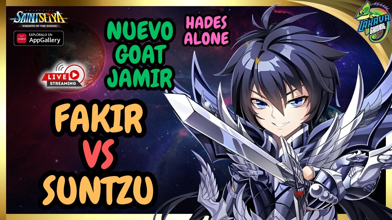 ⭕️En Vivo⭕️Final JAMIR EUROPA! SUNTZU vs FAKIR con HADES ALONE en el META Saint Seiya Awakening