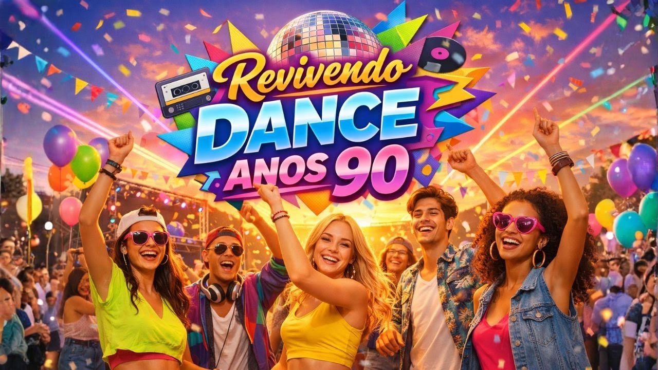 Anos 90 em Alta Voltagem – Só Músicas Dançantes Que Marcaram Época