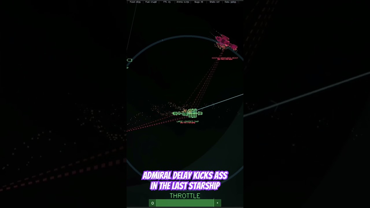 Admiral delay kicks ass in The Last Starship 💥 #gaming #spacegames #spacehaven #cosmoteer