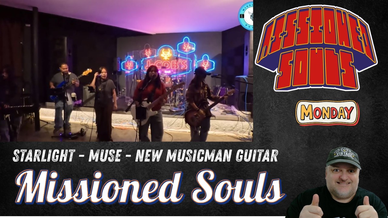 Missioned Souls Perform “Starlight” by Muse LIVE | First Reaction - New Musicman Guitar