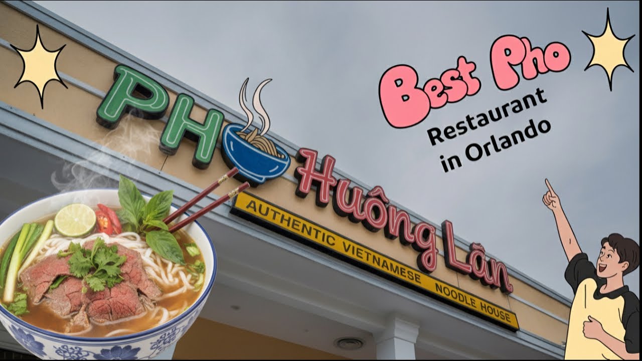 🍜 The BEST Pho Bowls in Orlando?! | Pho Huong Lan Review |
