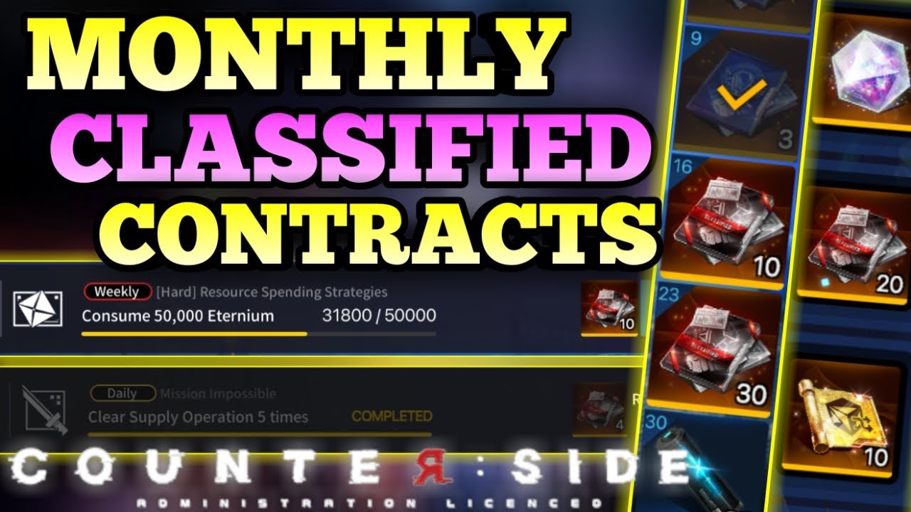 [COUNTER: SIDE] MONTHLY CLASSIFIED CONTRACTS/AWAKEN SUMMONS, AWAKEN META THOUGHTS