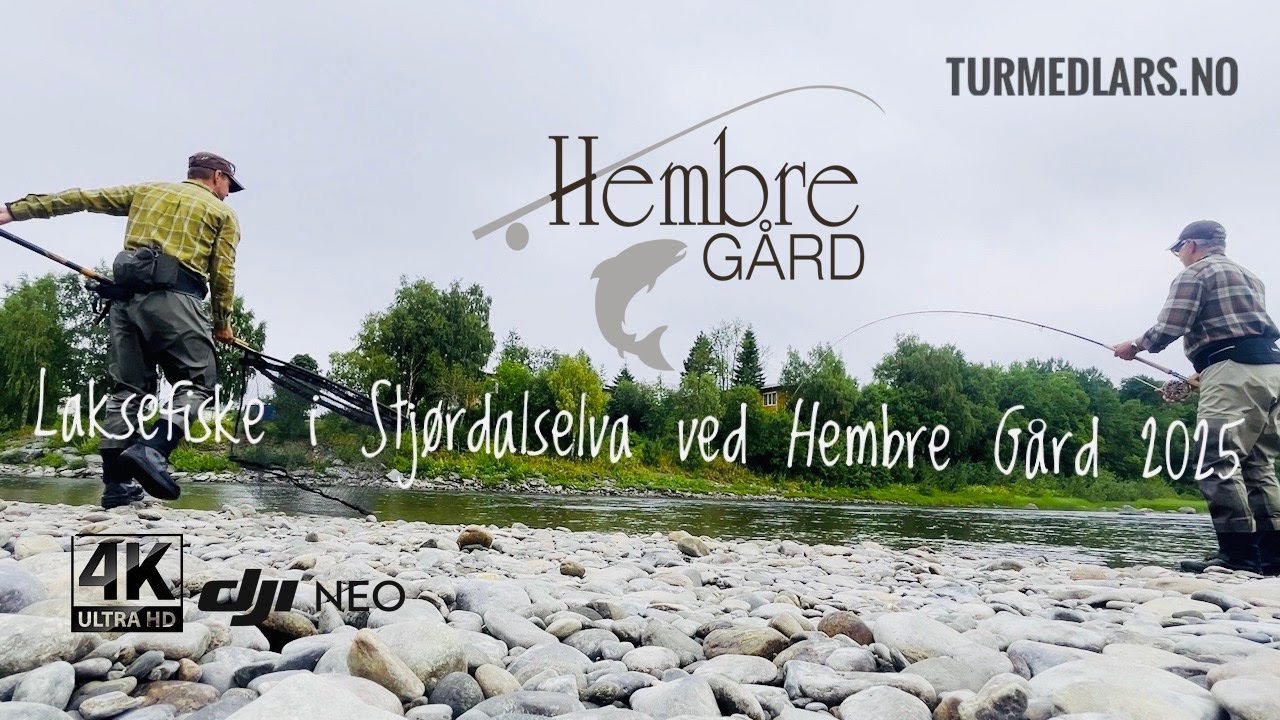 Laksefiske i Stjørdalselva - Hembre Gård - 2025 - 4K - DJ Neo Drone - turmedlars.no