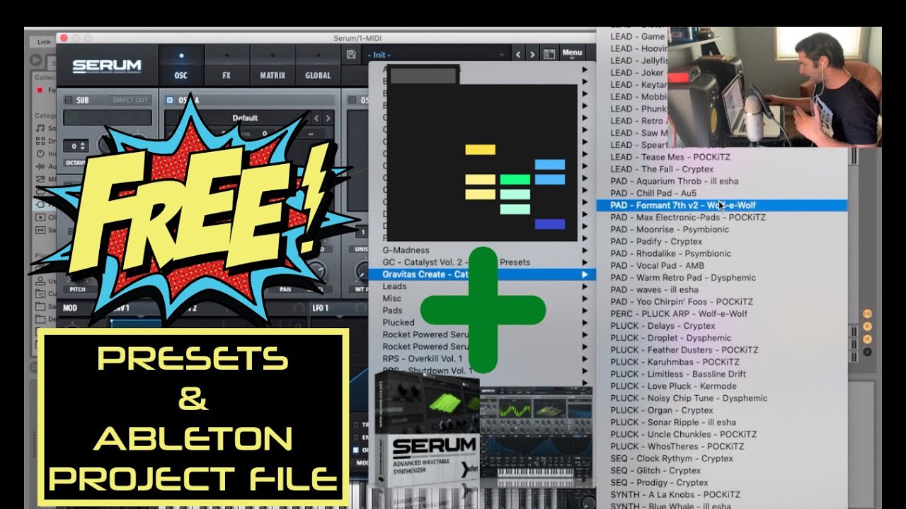 FREE Serum Presets & FREE Ableton Project File from Gravitas Create 🚨🚨🚨