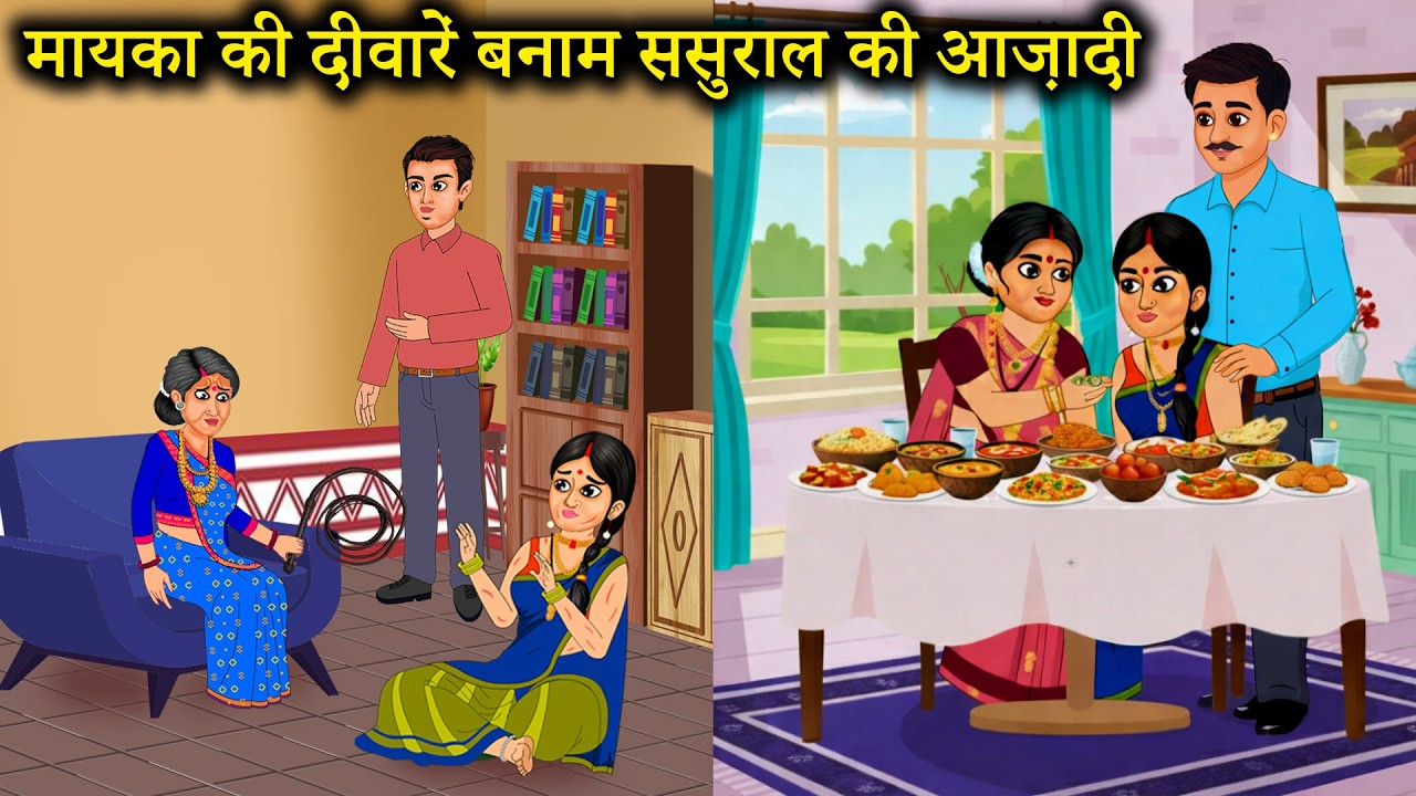 मायका की दीवारें बनाम ससुराल की आज़ादी | Hindi Stories | Hindi Moral Stories | Hindi Kahaniya