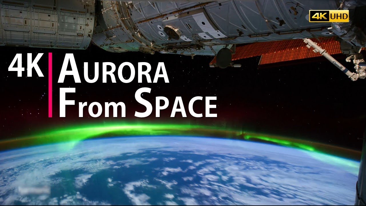 Stunning Time-Lapse : Aurora From Space | [4K]
