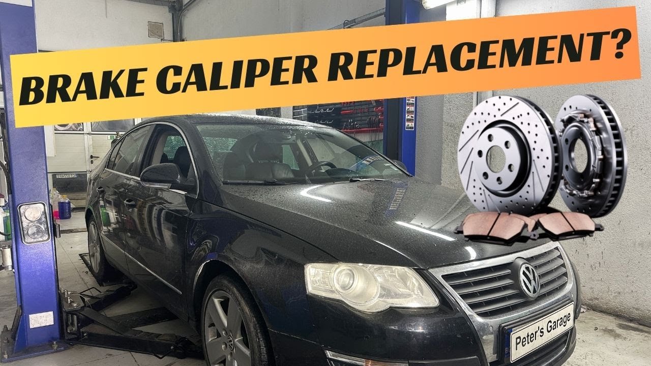 Замена заднего тормозного суппорта VW Passat 6