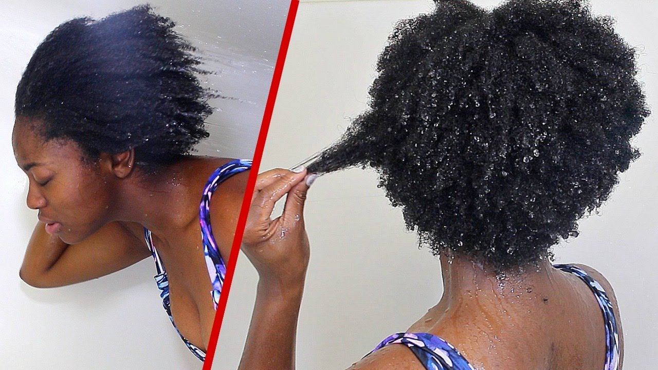 Detangle 4C Natural Hair in 5 MINUTES !!