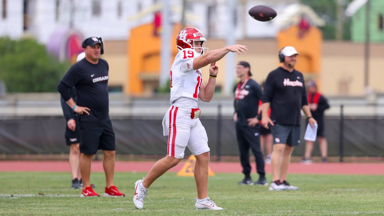 Austin Carlisle in the 2025 Spring game