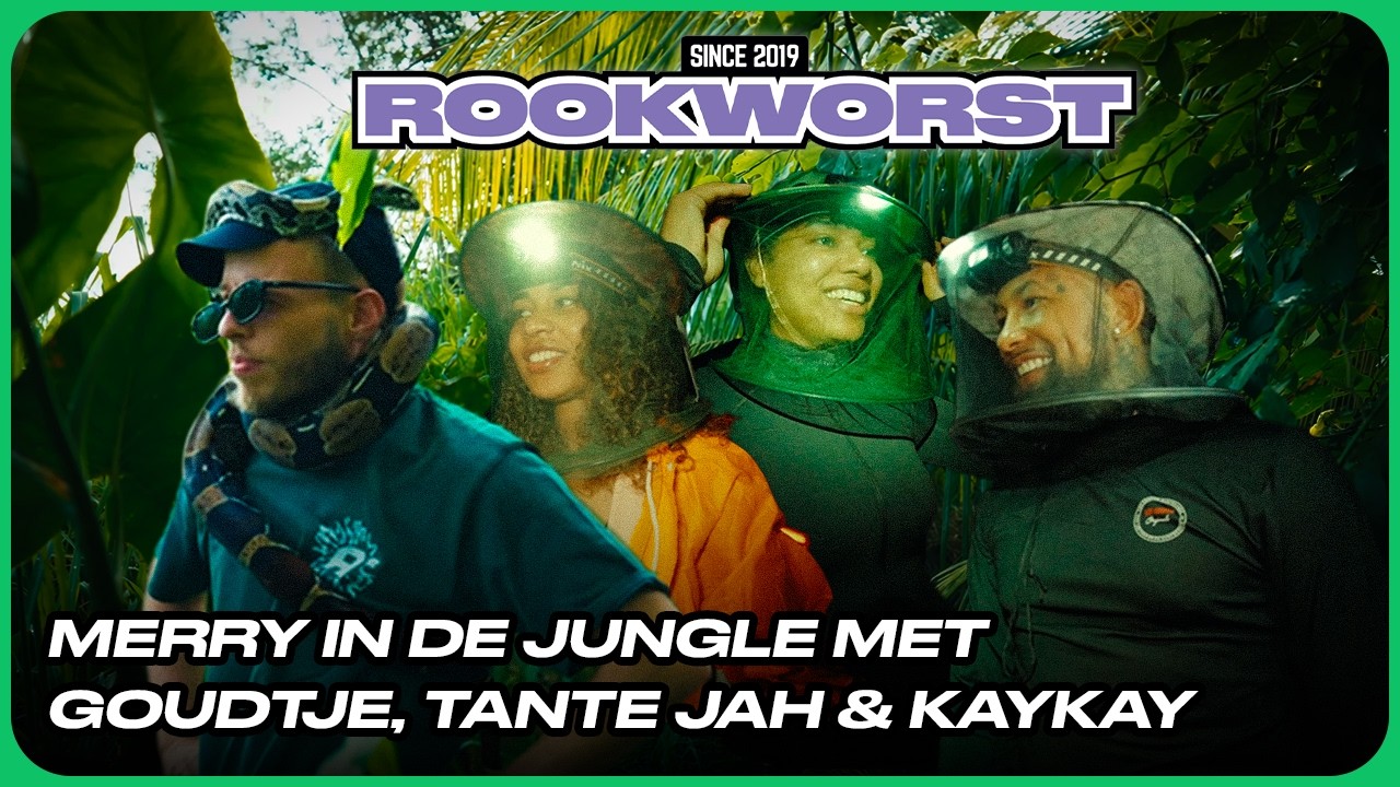 Merry In De Jungle met Goudtje, Kaykay & Tante Jah | Aflevering 3 | Wie is het bangst in de jungle?