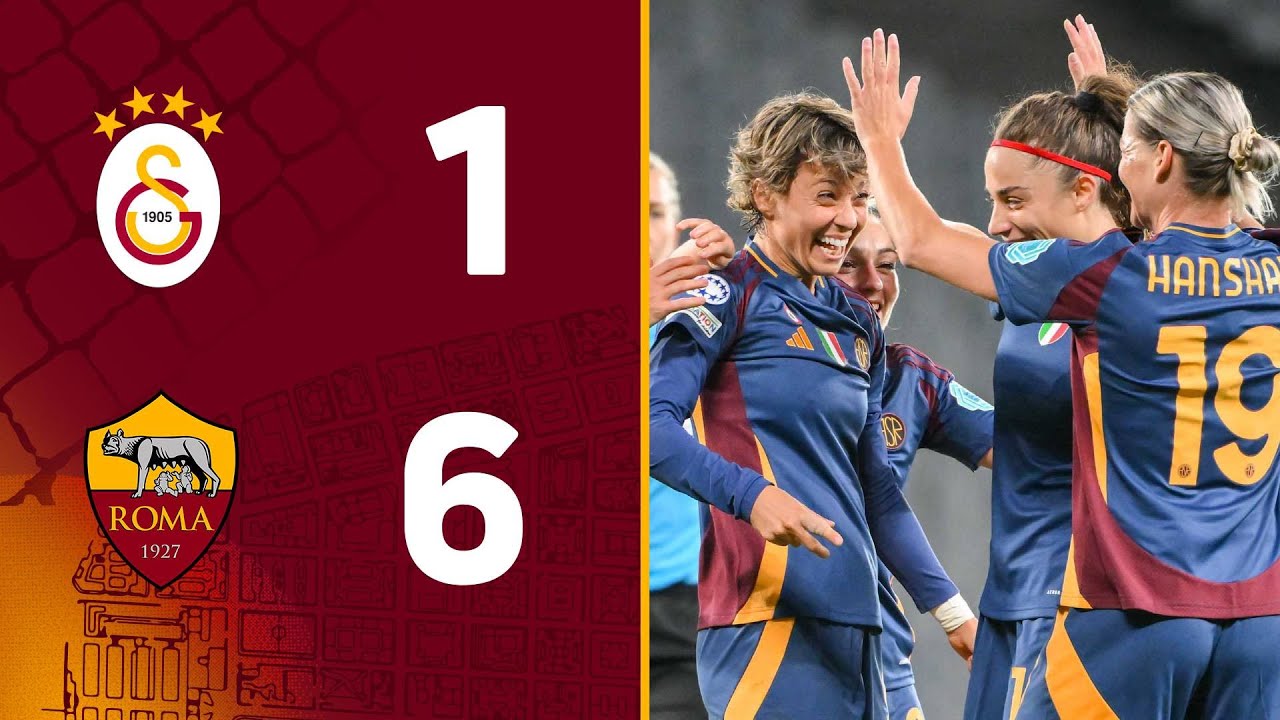 GALATASARAY 1-6 ROMA | WOMEN&rsquo;S CHAMPIONS LEAGUE HIGHLIGHTS