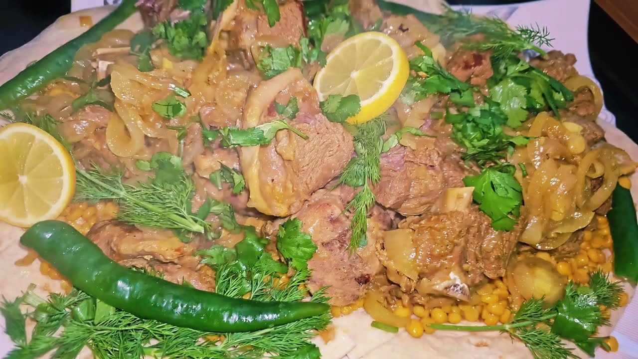 Afghanische Spezialität /امروز دوپیازه خوشمزه درست کردیم 