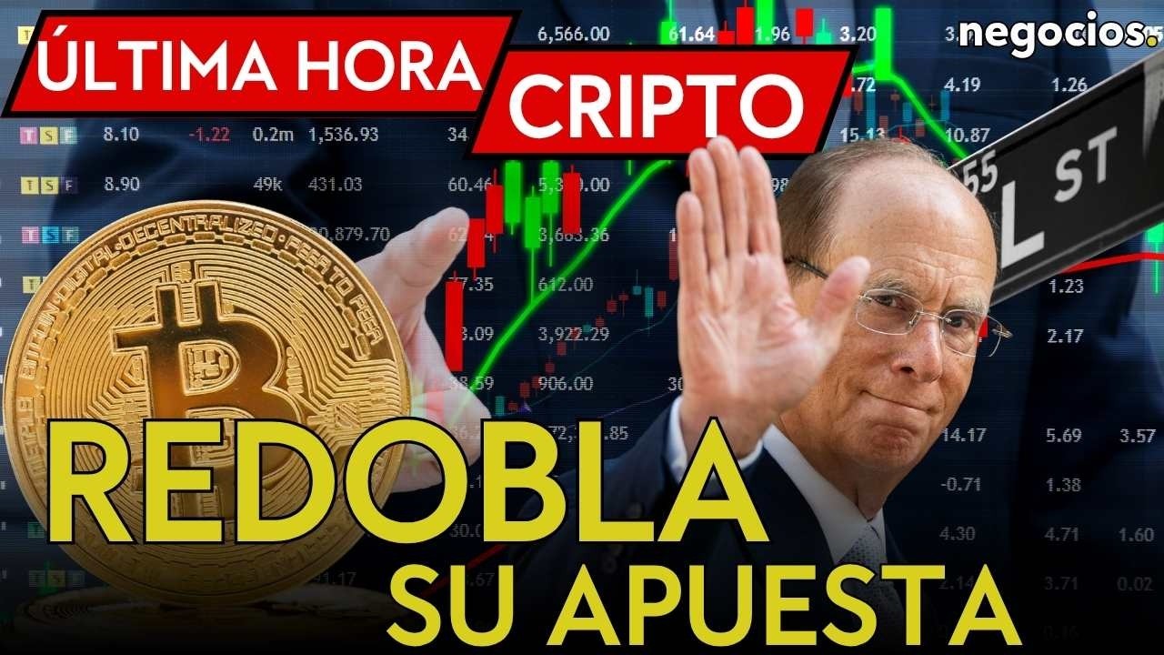 &Uacute;LTIMA HORA CRIPTO | Bitcoin reacciona a BlackRock: redobla su apuesta y Larry Fink advierte