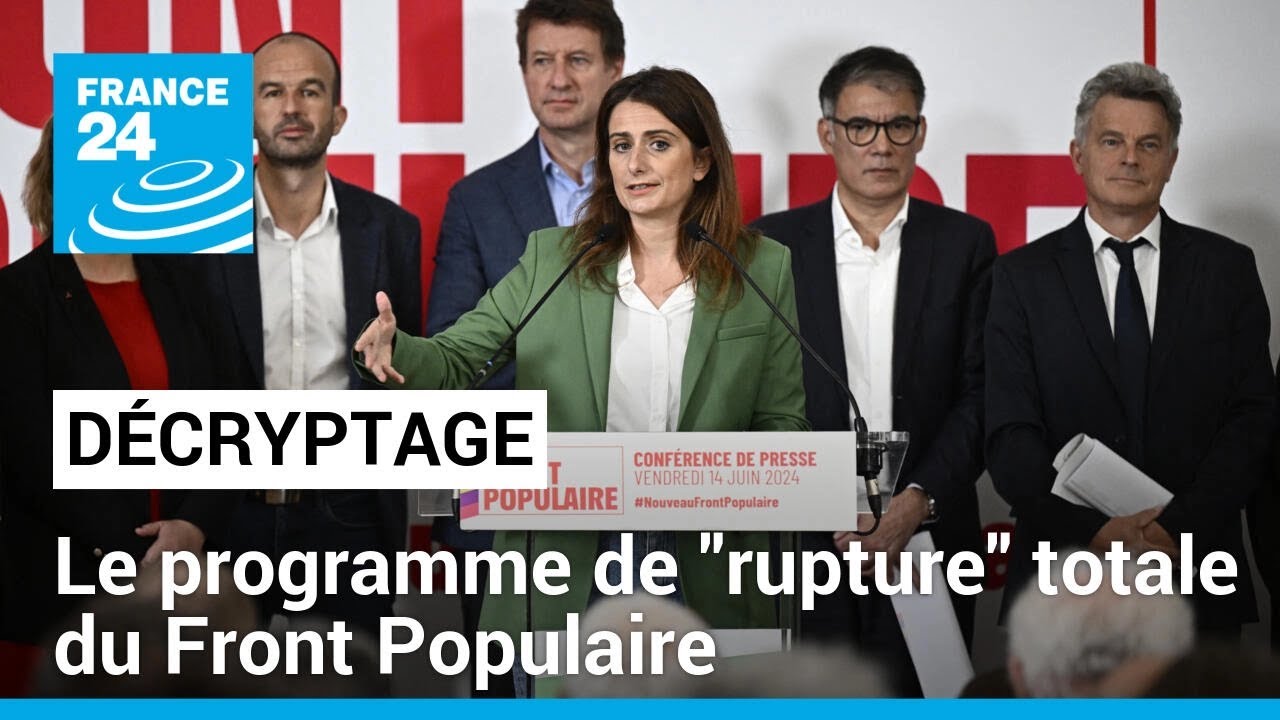 Législatives : création du Front Populaire en France, un programme de 