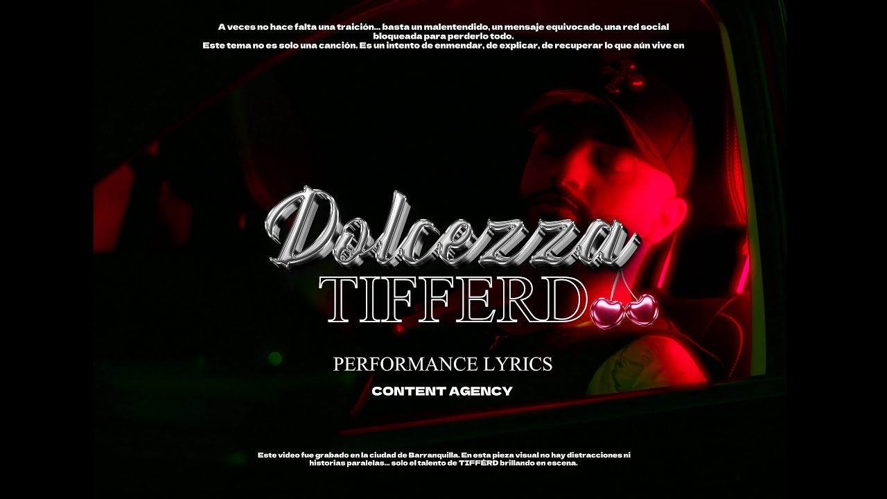 DOLCEZZA🍒- Tifferd  Performance Lyrics