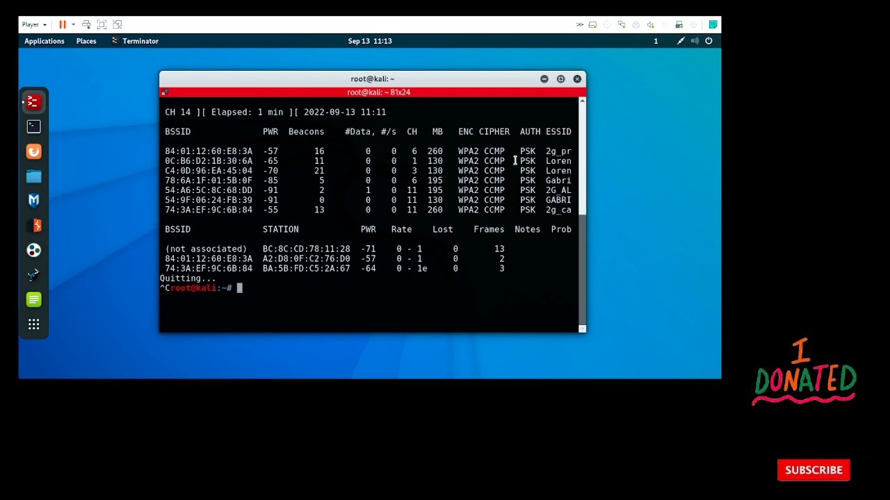 Como alterar seu adaptador Wifi do modo gerenciado para o modo monitor no Kali Linux