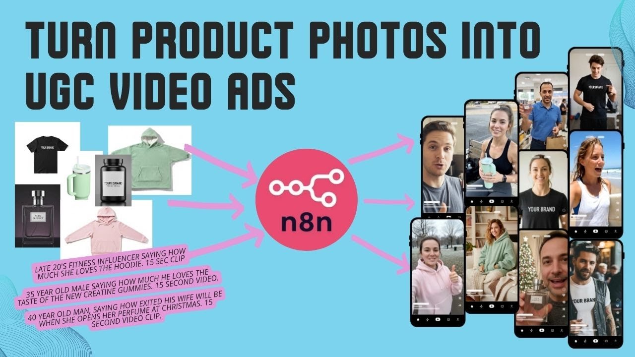 🚀 Build the UGC Ads Factory in n8n (Full Tutorial + Template Available)