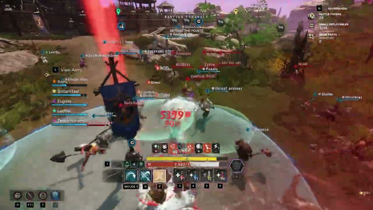 Castle of Prim vs. -15k EF Defense War (G3 Healer POV)