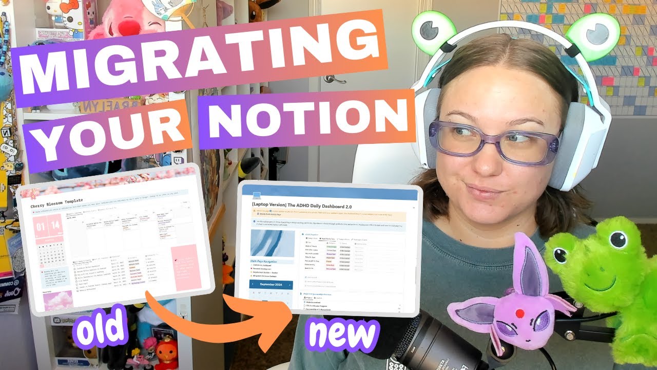 how to migrate to a new Notion in 15 minutes / ADHD friendly Notion tutorial