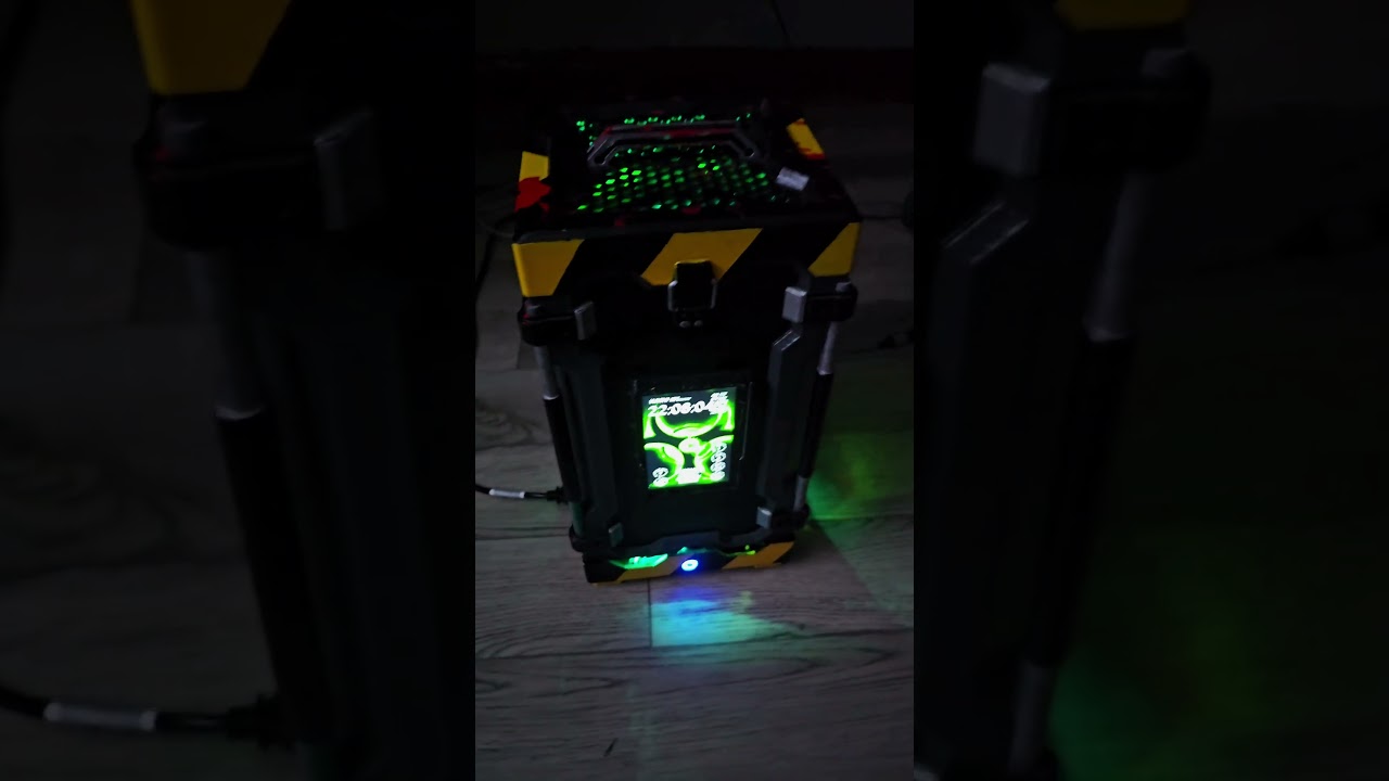 3D printed pc Nuclear Edition #casemod #custompcbuilding