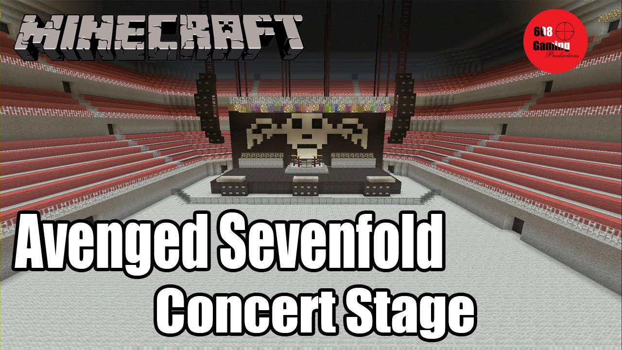 Minecraft Avenged Sevenfold Concert Stage!