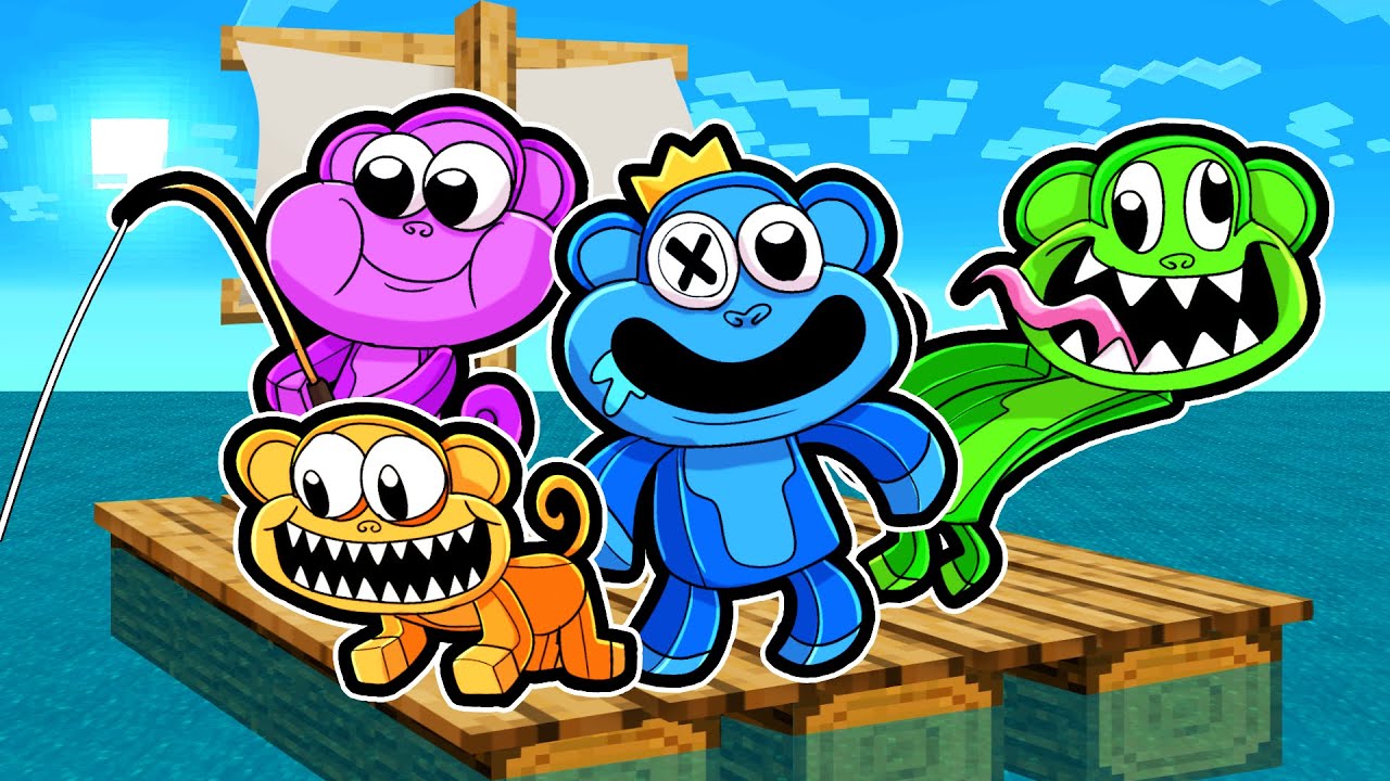 RAINBOW MONKEY RAFT!