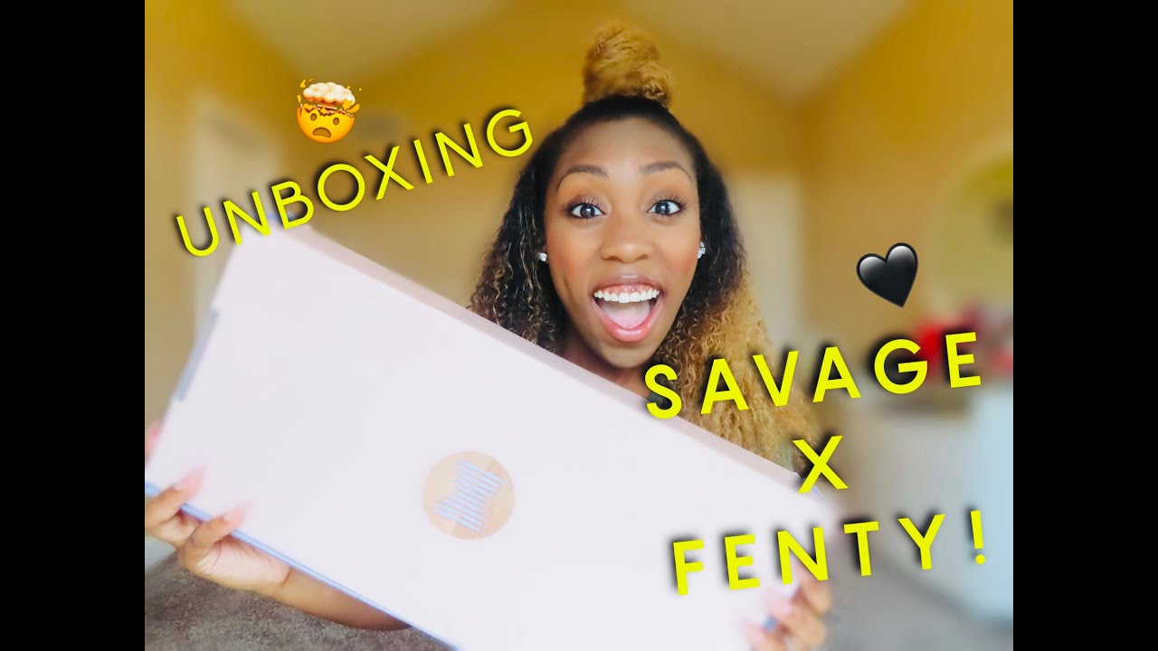 UNBOXING SAVAGE X FENTY BY RIHANNA!!!!!!!!!😱| *First time review*