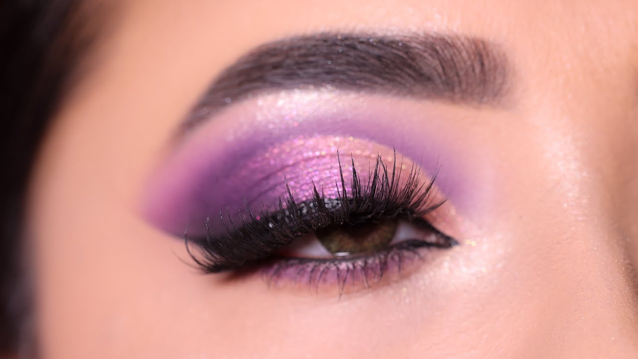 Purple Cut Crease eyeshadow Look || Step by step Party Eye Makeup Tutorial || Shilpa
