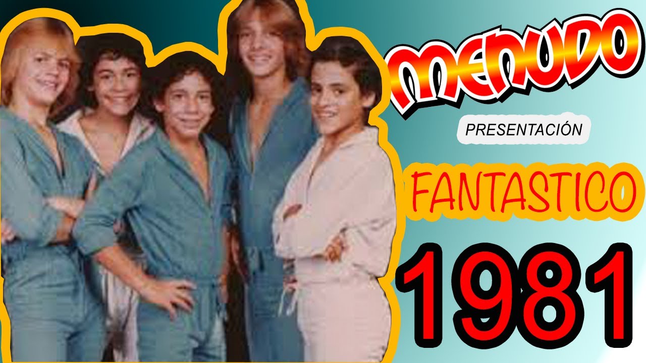 Grupo Menudo presentación en radio Caracas tv. 1981 part.1