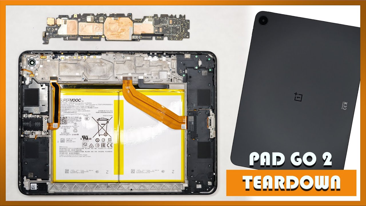 OnePlus Pad Go 2 Teardown Disassembly Repair Video Review