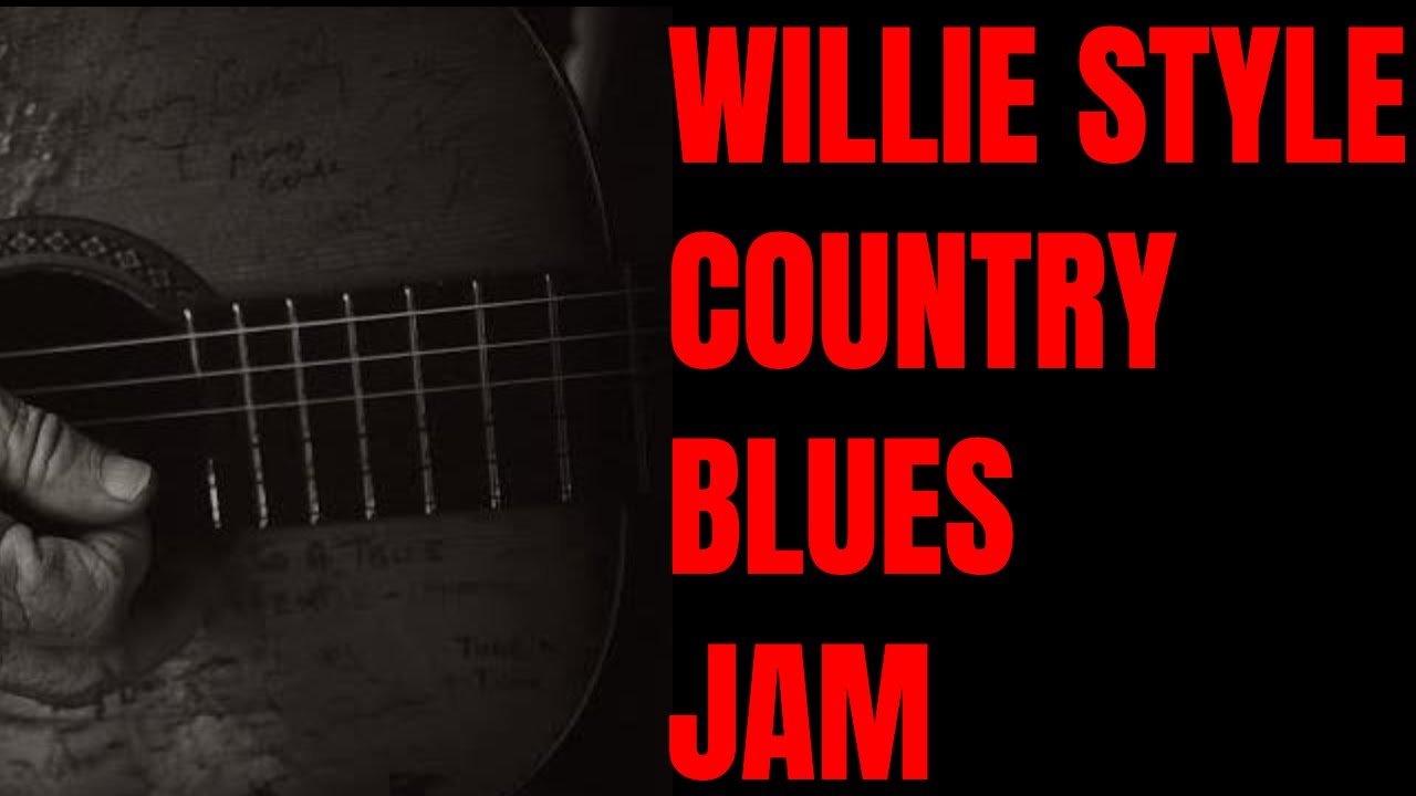 Country Blues Guitar Backing Track | Willie Nelson Style Jam in G Major
