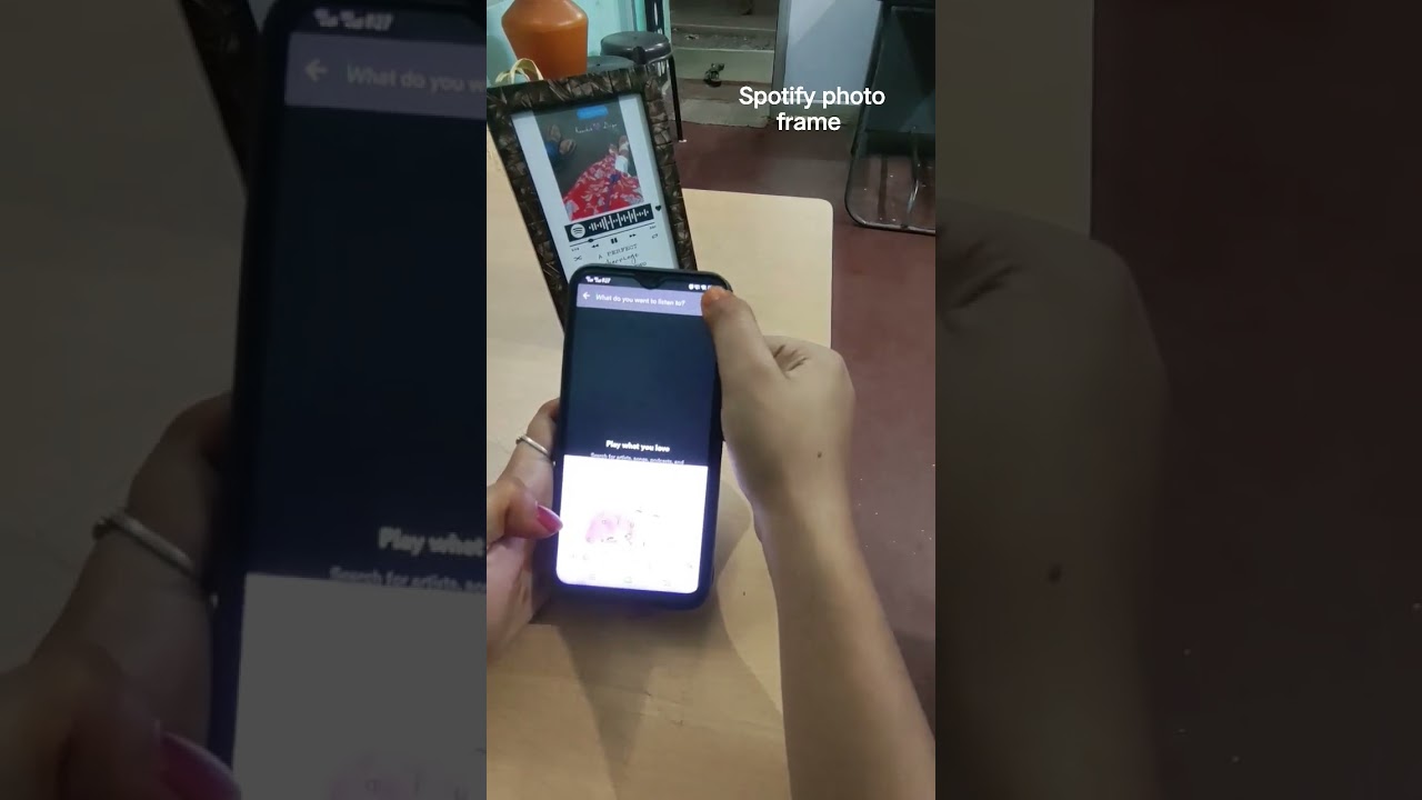 Spotify photo frame