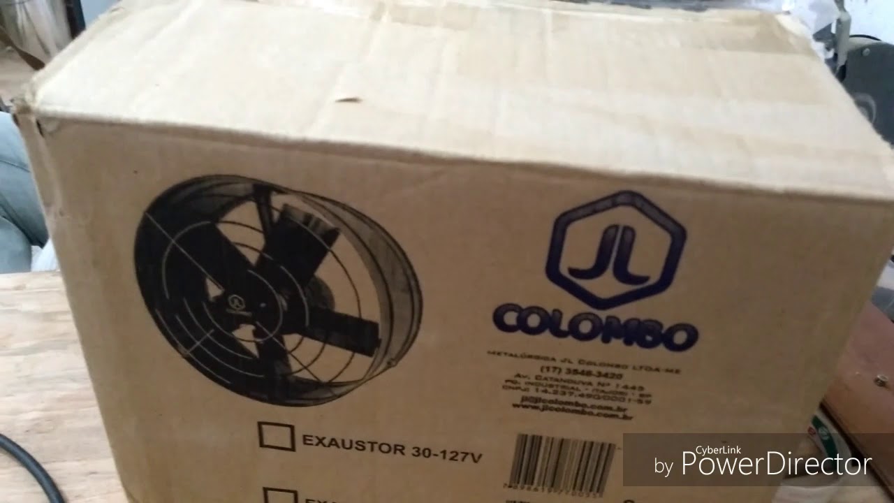 Instalação do exaustor - JL Colombo (220v -30cm)