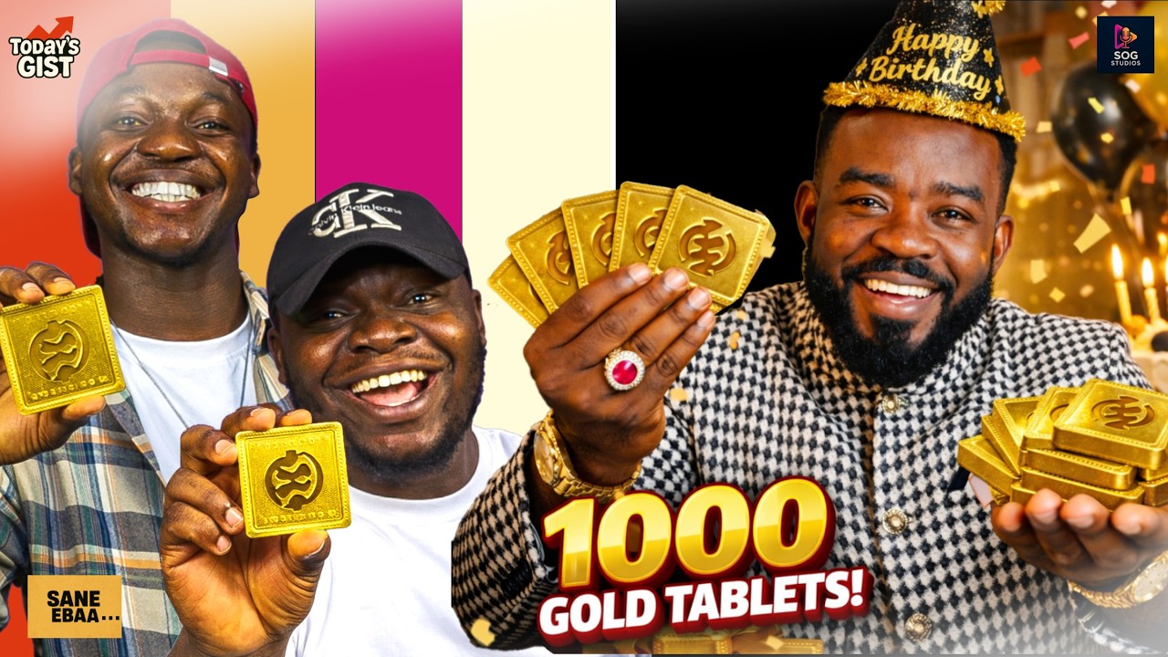 Richard Nii Armah Quaye’s Birthday Giveaway Is INSANE! 1000 Gold Tablets