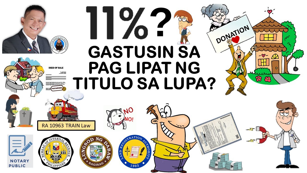 GASTO SA PAGLIPAT NG TITULO NG LUPA, MAGKANO NGA BA?