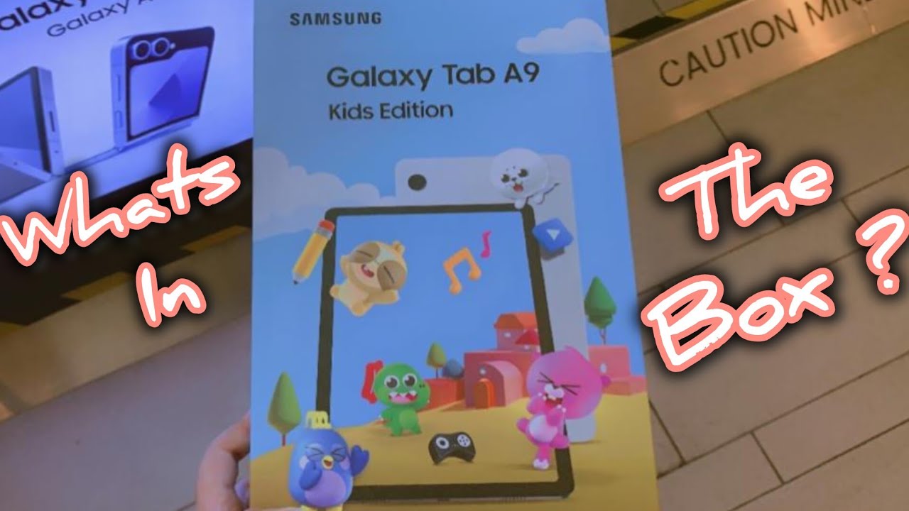 Unboxing Galaxy Tab A9 Kids Edition | Moin Fareed | Khizra Fareed