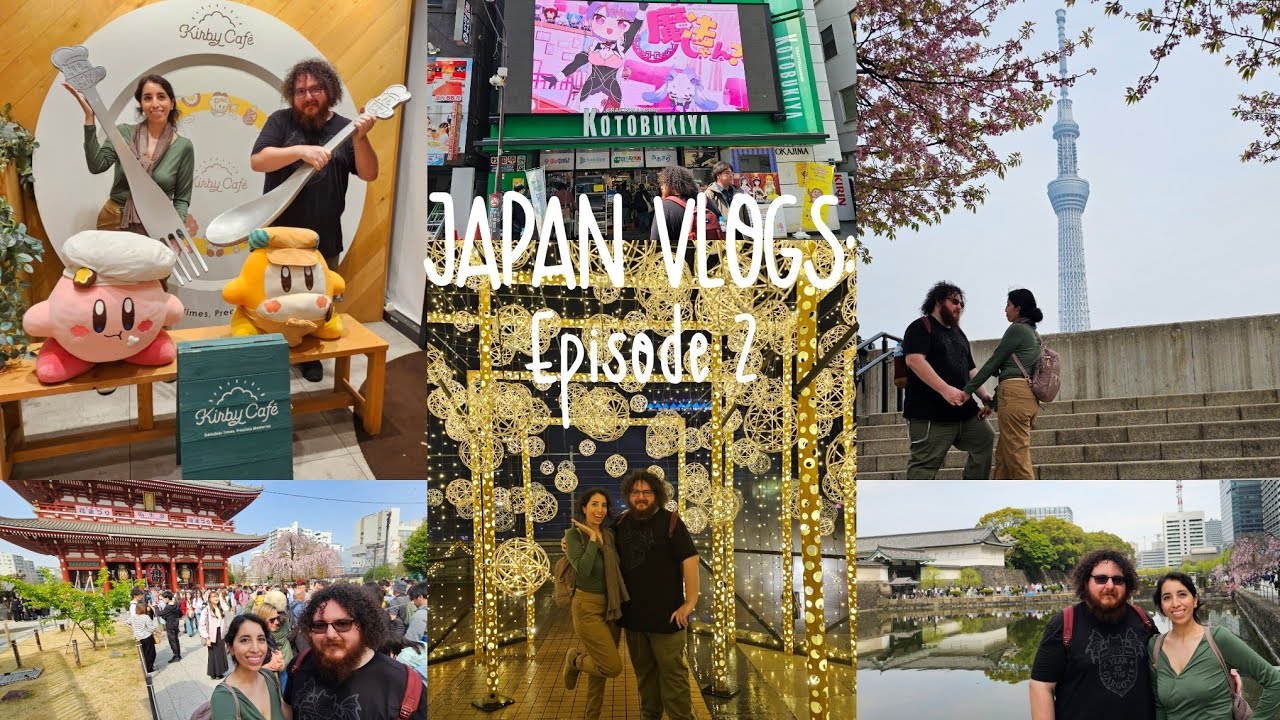 Japan Vlogs: Episode 2 | Akihabara, Senso-ji Temple, Tokyo Skytree, Kirby Cafe, & Princess Kaguya