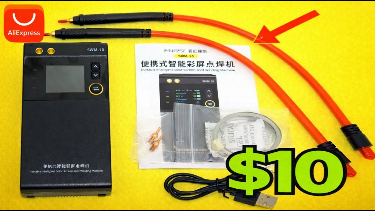 Soldadura por puntos portátil para baterías: probando el FNIRSI SWM-10