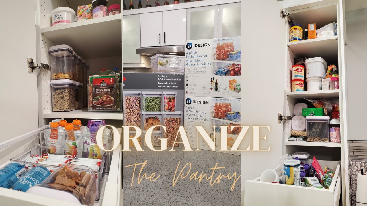 Small Kitchen Pantry Organization!