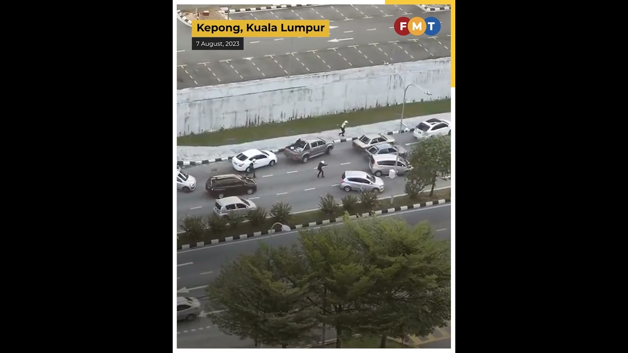 Police open fire after driver rams vehicles in attempt to escape