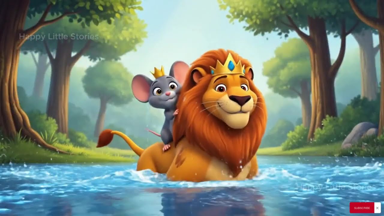 The Lion Helps the Mouse 🦁🐭 | Best Moral Story for Kids | Animated Story