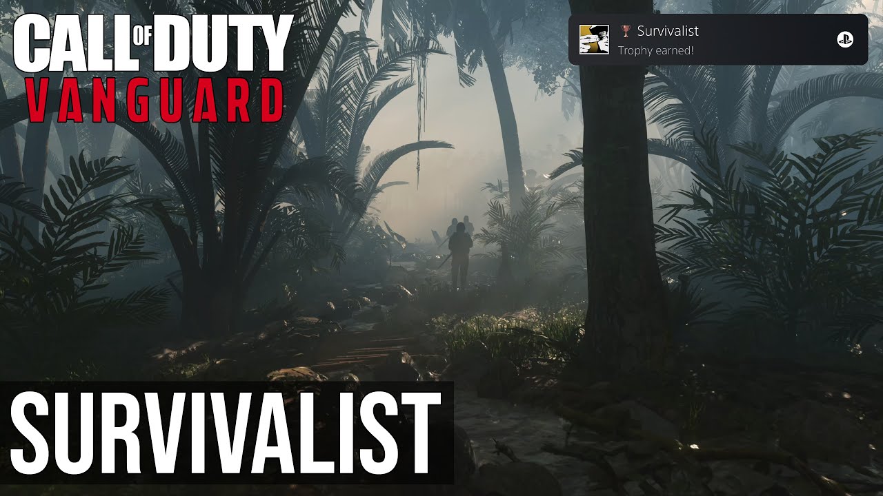 Survivalist Trophy (Find Mateo Without Firing A Bullet In Numa Numa Trail) - Call of Duty Vanguard