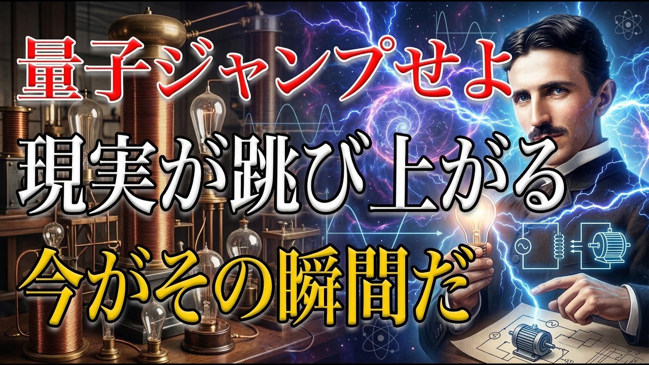 【ニコラ・テスラ】※99％の人は知らない…現実が突然変わる「量子ジャンプ」の真実｜人生が一瞬で動き出す瞬間