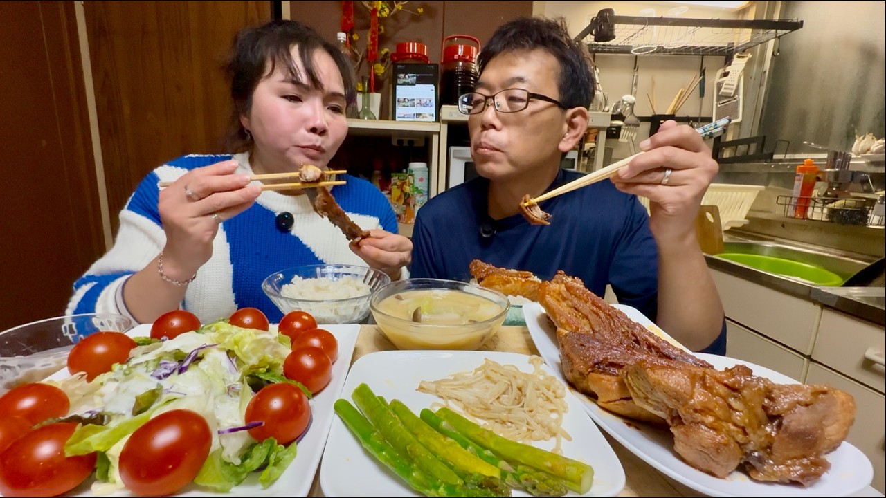 Bữa cơm gia đình của vợ việt chồng Nhật 