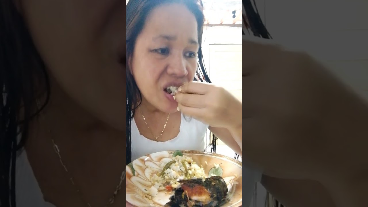 Gulay at pritong isda Ang aming ulam kain po