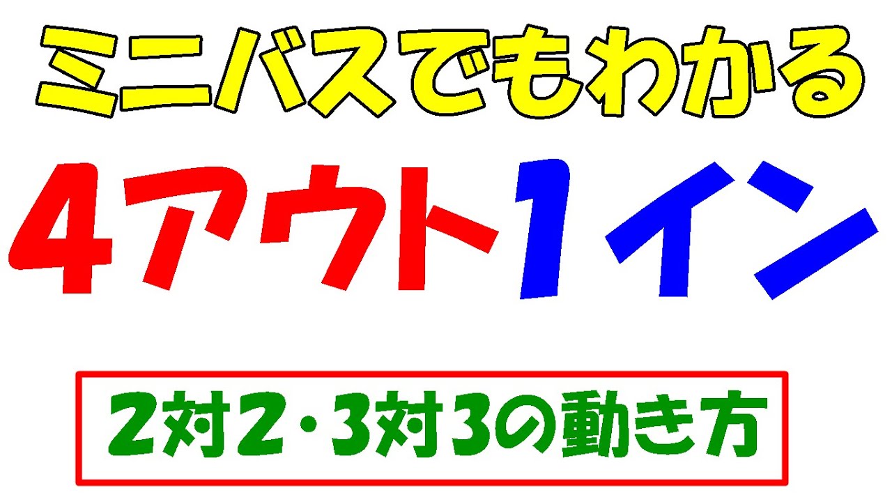 【ミニバスでも出来る】シンプルな攻め方で４アウト１インのオフェンスを組み立てる