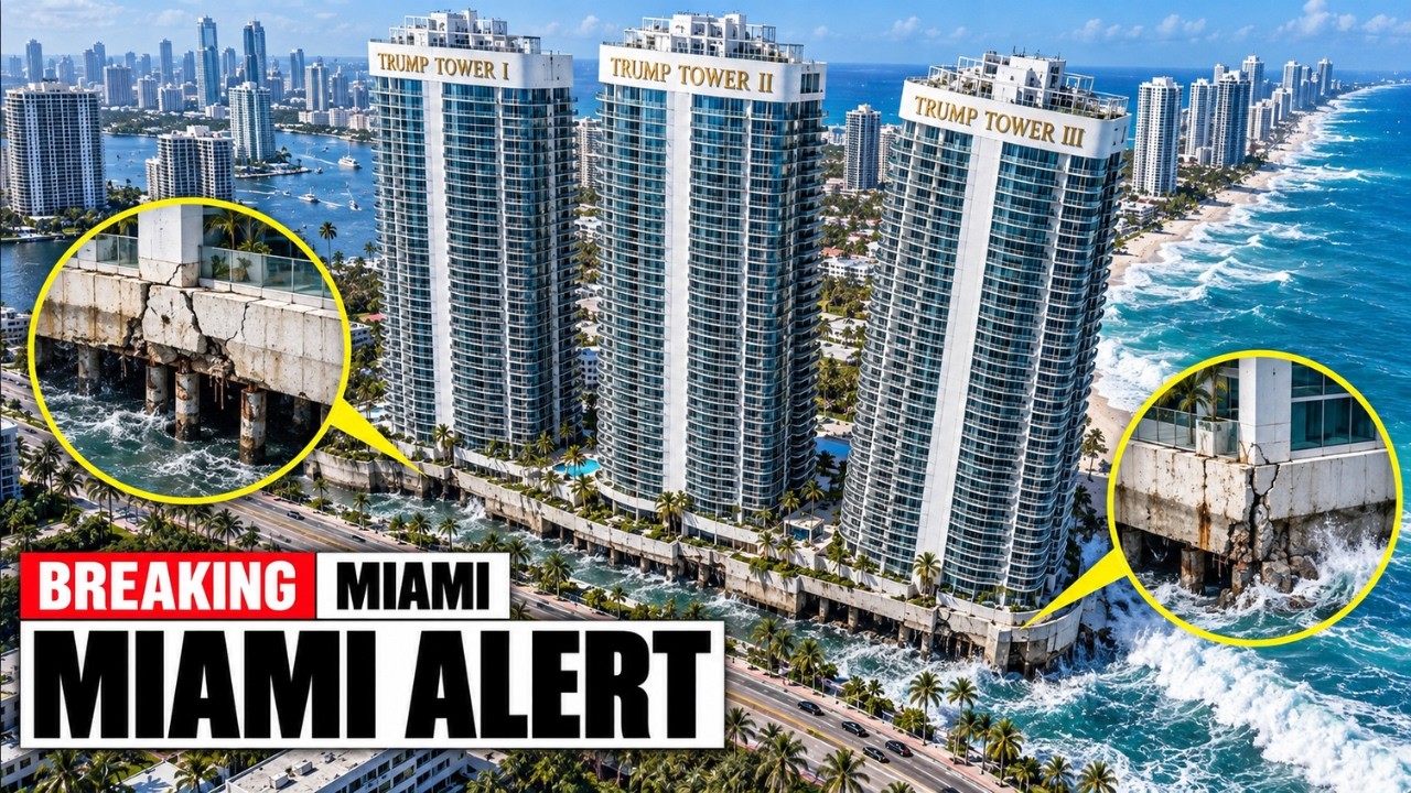 Miami's $500M Trump Towers Are Sinking into the Ocean &mdash; And Trump Can't Do Anything About It