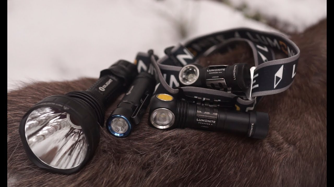 A Snowy Forest & 4 Flashlights From Olight And Lumonite