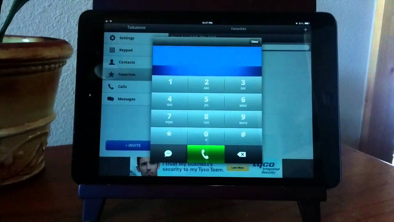 How to use an iPad as Phone